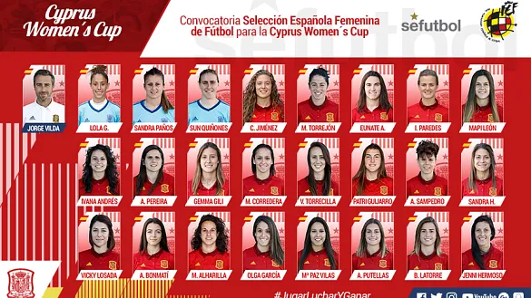 Convocatoria femenina para la Chipres Cup
