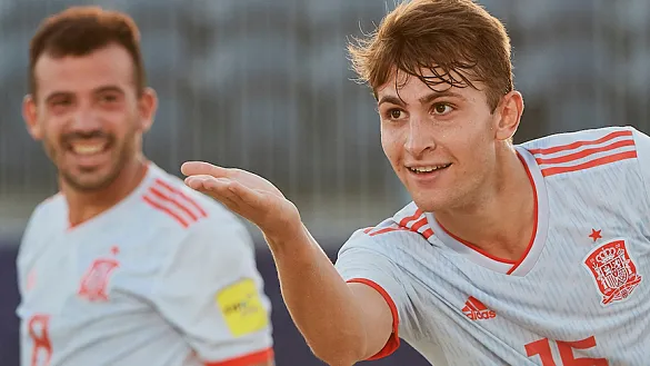 David Ardil celebra un gol frente a Tahití