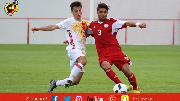 La Selección Sub-19 supera a Georgia en el primer encuentro del torneo de desarrollo (3-0)v