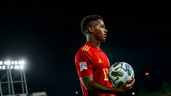 Ansu Fati le regala a su hermana un gol por su cumpleaños