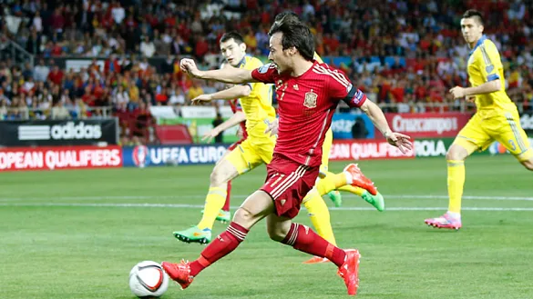 David Silva contra Ucrania