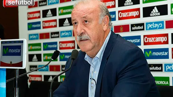 Del Bosque en rueda de prensa