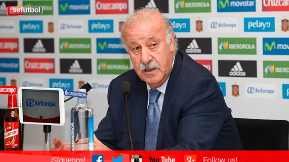Del Bosque en rueda de prensa