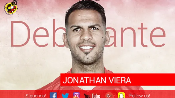 Jonathan Viera se estrena con la Selección 