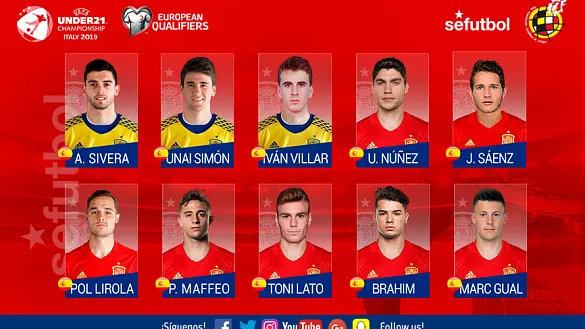 Debutantes con la Selección Sub-21