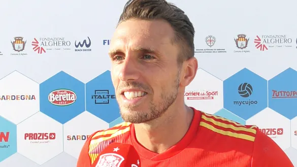 José Cintas, jugador internacional de Fútbol Playa