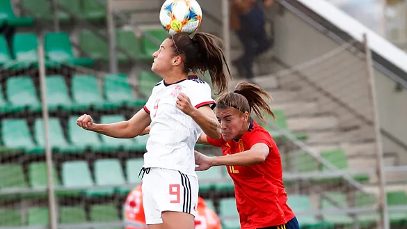 Momento del partido entre la Selección Absoluta y la Absoluta Promesas 