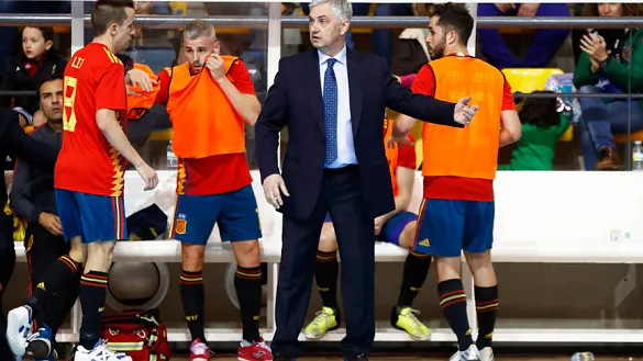 José Venancio López, seleccionador nacional de fútbol sala