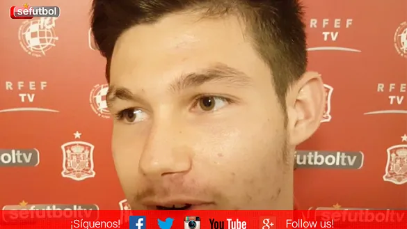 Fran García "Estamos contentos porque no solo logré yo el gol, lo ha conseguido todo el equipo"