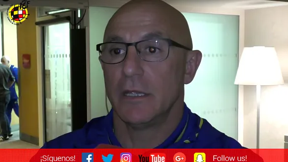Luis de la Fuente: "Nos hemos enfrentado contra un equipo muy poderoso y muy fuerte"