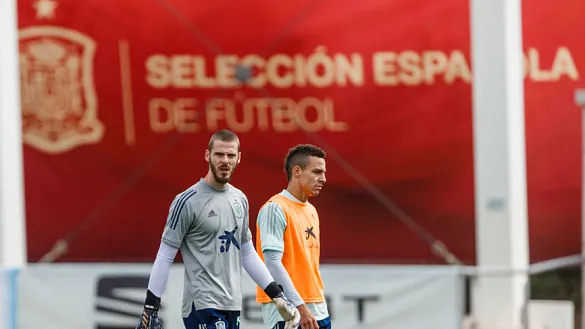 David De Gea y Rodrigo Moreno