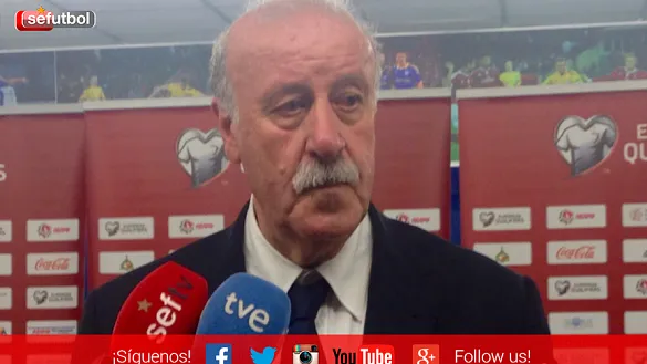 Vicente del Bosque atiende a los medios en Borisov