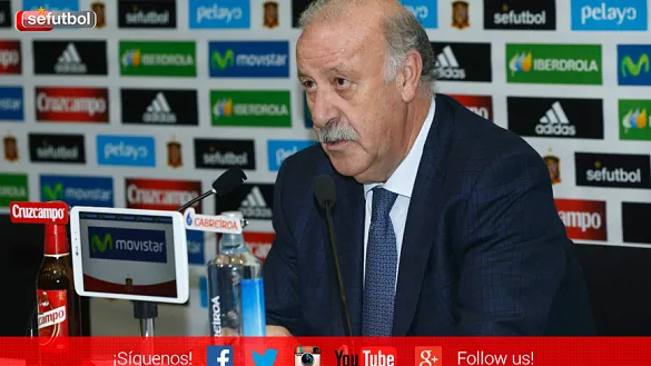 Del Bosque en rueda de prensa