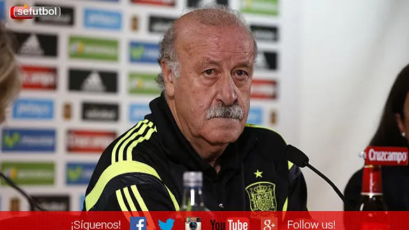 Del Bosque atendió a los medios en Las Gaunas