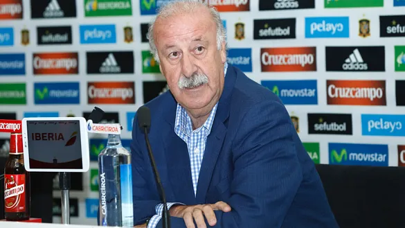 Del Bosque en rueda de prensa