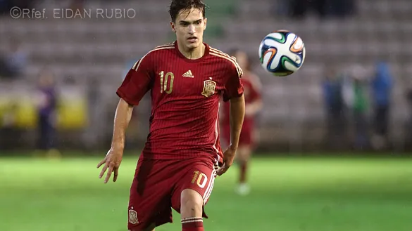 El internacional español Sub-21, Denis Suárez, durante un encuentro reciente de la Selección