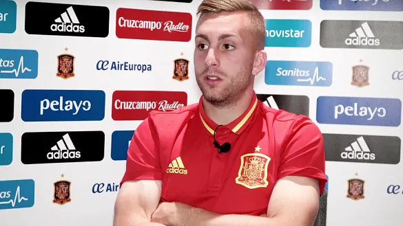 Gerard Deulofeu durante la entrevista concedida a SEFUTBOL en Polonia