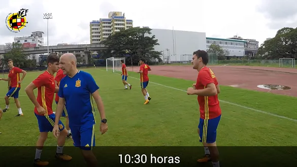 VÍDEO | ¡Así es un día de la Selección Española Sub-17 en la India!