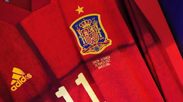 Camiseta del partido España-Albania 