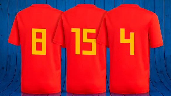 Dorsales de la Selección española de fútbol