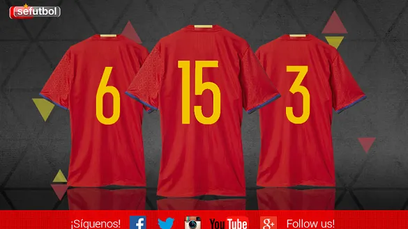 Estos son dorsales que lucirán los españoles en el minitorneo portugués