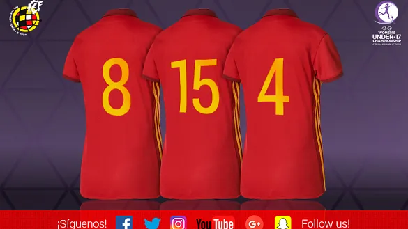 OFICIAL | Estos son los dorsales que las internacionales lucirán en la República Checa