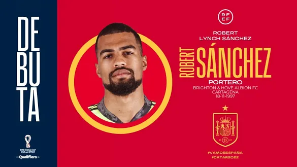 Robert Sánchez debuta con España
