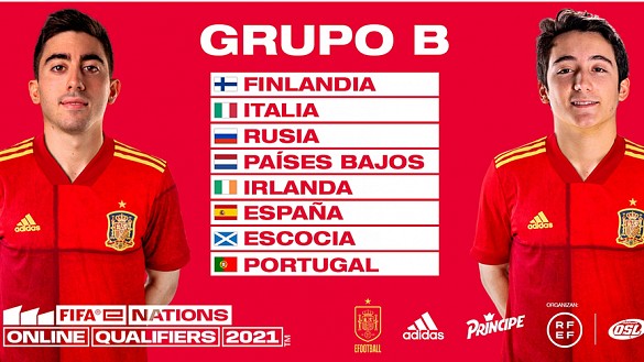 Selección española para la FIFA eNations Cup 2021