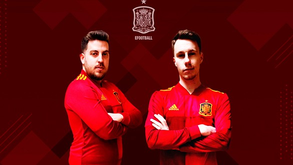 Jose SG y Miguel Mestre componen la Selección española de eFootball versión PES