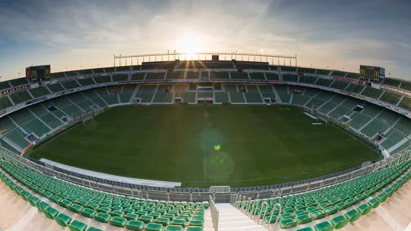 Vista panorámica del estadio Martínez Valero de Elche