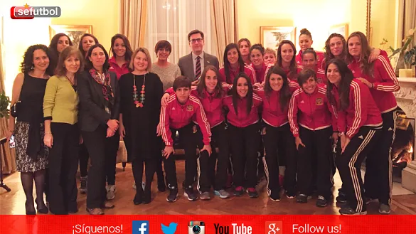 La Selección, en la Embajada de España en Dublín
