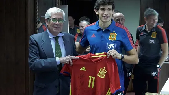 ¡La Sub-21 recibe una visita especial!