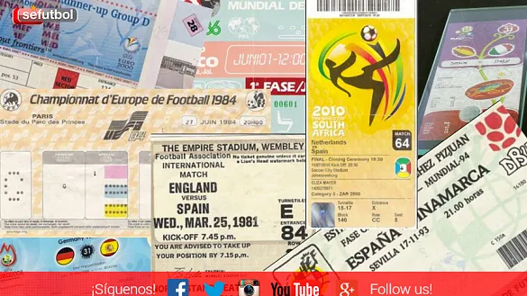 10 entradas únicas de partidos inolvidables de la Selección española de fútbol