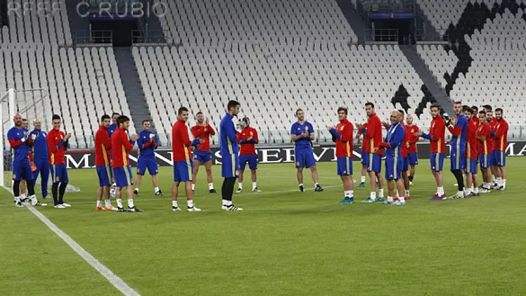 La Selección se ejercitó en el Juventus Stadium