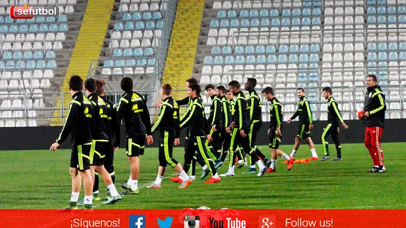 La Sub-21 entrena en Rejika