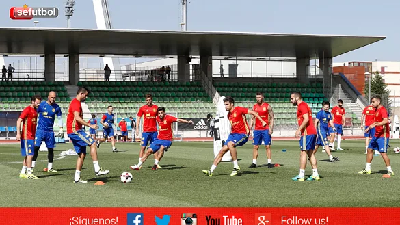 La Selección entrena en la Ciudad del Fútbol