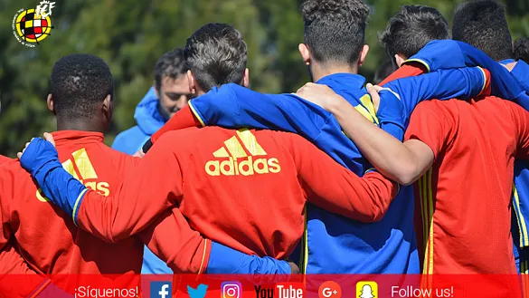GALERÍA | Los internacionales Sub-17, juntos a por el desafío luso