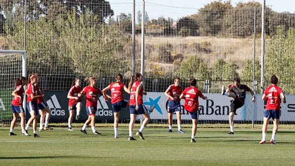 La Selección española entrena en Las Rozas