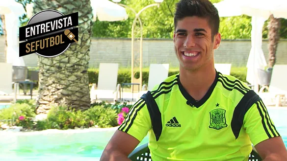 Marco Asensio, entrevistado por SEFUTBOL en Katerini (Grecia)