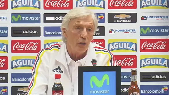 José Pékerman habla en rueda de prensa