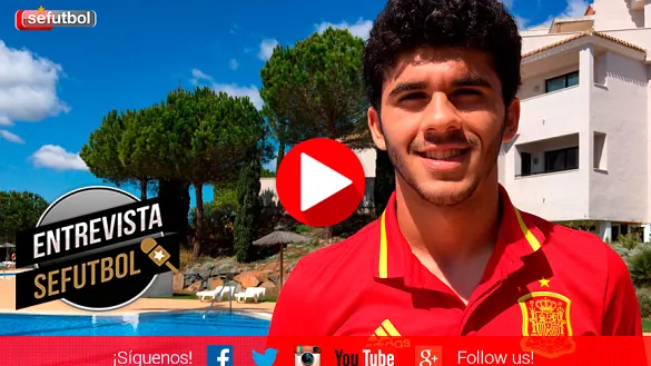 Carles Aleñá, mediocentro de la Selección Sub-19