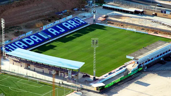Vista panorámica del estadio Pedro Escartín de Guadalajara