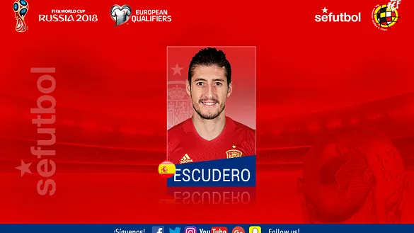 Sergio Escudero Palomo debutante en la convocatoria