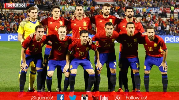El último once de España en su partido ante Inglaterra en Alicante