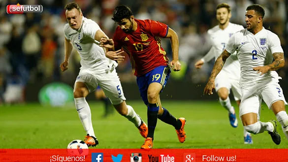 Diego Costa con la Selección española
