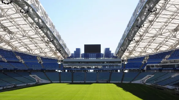 Vista panorámica del estadio Olímpico de Sochi