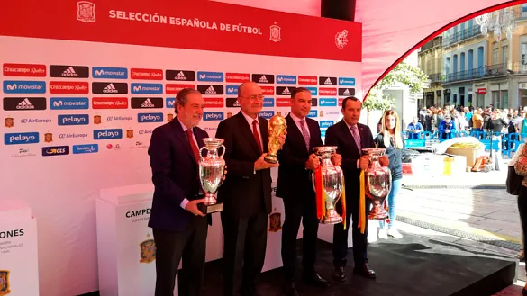 Inauguración de la fan zone de málaga