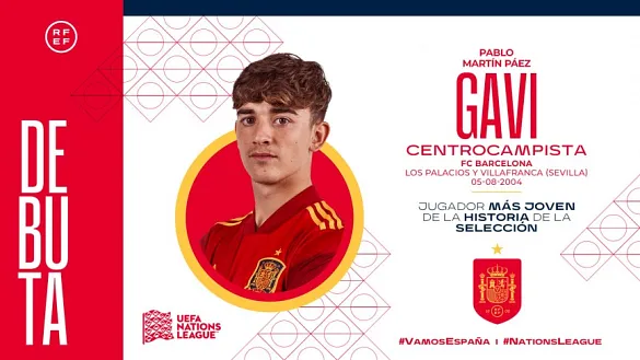 Gavi debuta con España