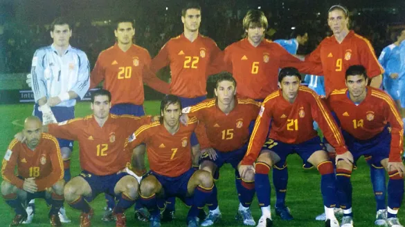 La Selección española en 2006