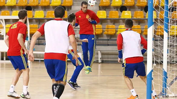 Fernandao durante el entrenamiento